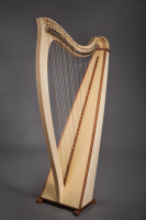 HLB3403Tineola Арфа леверсная, 34 струны, Мастерская Прохора Лапина