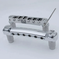 GUYKER guitar bridge GM003+GS001 Chrome - Струнодержатель