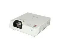 Лазерный проектор Panasonic [PT-TMZ400EJ] 3LCD 4000 Lm, WUXGA (1920x1200), 3000000:1; Короткофокусный TR 0,43:1; HDMI x2; VGA IN D-Sub 15pin x2; Audio IN x2/OUT x1; USB(A) Viewer/Power 5V 2A /Wi-Fi option; RS232; RJ45; mono 10W; 35/24dB;4,9 кг.