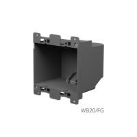 Caymon WB20/FG Коробка для настенного монтажа рамки CASY052/B. Изготовлена из ПВХ. Для гипсокартонных стен. Размеры (Ш х В х Г), мм: 101 x 109,4 x 72.
