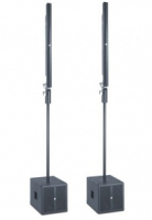 KR102W I / Активный звуковой комплект 1500 Вт: 2 KMT12 I + 2 KK102, кофры и кабели / K-ARRAY