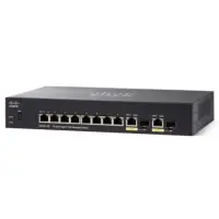 Коммутатор Cisco SG350-10P сетевой 10 портов с выходами питания PoE