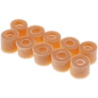 SHURE EAORF2-10M. Комплект сменных поролоновых втулок Shure для наушников SCL2, E2, оранжевый, размер M, 5 пар
