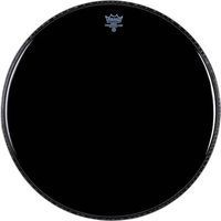 Remo p3-1024-es  24"powerstroke ebony, передний пластик для бас бараб. чёрный