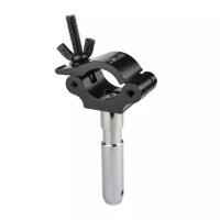 KCP-834B Half Coupler w/28 mm Spigot, black. Хомут (штифт 9/8") KUPO
