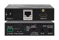 Lightware [hdmi-tps-rx87] hdbaset приемник hdmi1.4 + rs232 + двунаправленный ик по кабелю catх. hdcp, 3d и 4k / uhd (30гц rgb 4:4:4 , 60гц ycbcr 4:2:0). fullhd до 170 м в специальном режиме, удаленное питание через платы mx-tps2-ob-p/ap/sp, серии mmx6x2-h