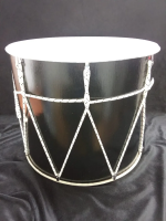 MZ-B14-LbKL Барабан кавказский 14", лак черный, с чехлом, MEZZO