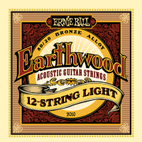 СТРУНЫ ERNIE BALL 2010- струны для 12-струнной гитары серии Earthwood Light