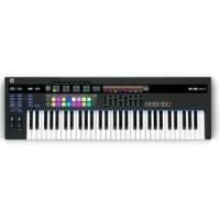 Novation 61 sl mk iii  миди-клавиатура, midi-контроллер 61 полувзвешенная клавиша, 16 rgb пэдов, 8 н