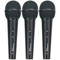 Phonic DM680 (3 pack) комплект из трёх динамических кардиоидных микрофонов c выключателем.