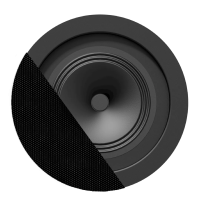 Audac CENA506/B- 5'' широкополосная встраиваемая акустическая система 6 Вт – 100 В черного цвета