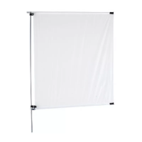 F07-36 Collapsible flag panel 70*90 cm, fabric: diffusion white флаг складной белый просв. E-Image