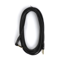 Aurasonics j63j63r-10 гитарный кабель jack ts 6.3мм - угловой jack ts 6.3мм 10м,24awg, 0.22мм², черный