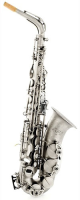 Alto saxophone Aizen Fuga Silver Special ASFUGA-SP - Professional alto saxophone with improved ergonomics and resonance, silver-plated body and two necks for classical and jazz playing