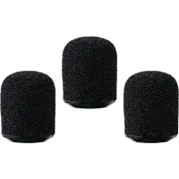 Shure rpmdl4sfws/b. ветрозащита с защёлкой для петличных микрофонов shure duraplex dl4, 3 шт., цвет чёрный