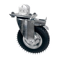 KC-215A Casters dia/215mm Pneumatic wheel w/adapter plate. Комплект колёс KUPO