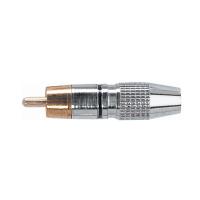 QUIK LOK G251-BK Metal Nikel plated phono (RCA) plug bl