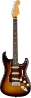 Электрогитара Fender American Professional II Stratocaster®, Rosewood Fingerboard, 3-Color Sunburst, корпус Ольха, гриф клён, накладка Палисандр, SSS V-Mod II звукосниматели, 22 лада, мензура 25.5 США