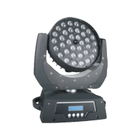 LightCraft 36X10W WASH вращающаяся голова WASH, 36 диодов по 10 Вт. Цветосмешение RGBW. Позиционирование:Pan :540°/ Tilt:270° (8/16 Bit). Угол раскрытия луча: 10°- 40°. Линейный диммер  0-100% . Линейный стробо-эффект 1-20 вспышек в сек. DMX512 (18 канало