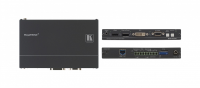 Передатчик  Kramer Electronics [SID-X2N] HDMI / DVI / DisplayPort / VGA по витой паре HDBaseT с кнопкой управления коммутатором Step-In; локальный аудиовыход, память EDID