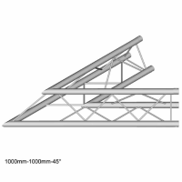 Dura Truss DT 23  C19-L45 Узел стыковочный двухлучевой - угол, 45°, алюминиевый, сечение 220х220 мм