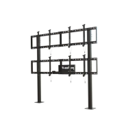 Стационарная стойка для видеостены Peerless-AV DS-S560-2x2 для создания конфигурации 2х2 для 46-60", VESA до 600х400, суммарно до 227 кг