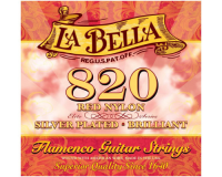 La Bella 820 Flamenco - красный нейлон, обм. серебро