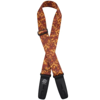 LIS-107-S52 Ремень для гитары с блокировой, плюш, Lock-It Straps, D'Andrea
