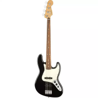 Бас-Гитара Fender Player Jazz Bass®, Pau Ferro Fingerboard, Black, 4 струны, привинченный гриф, корпус - ольха, гриф - клён, накладка - Пао Ферро, мензура 34 дюйма, 20 ладов, Мексика