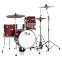 Pearl mt564/ c-d747  ударная установка из 4-х барабанов, стойки в комплекте, цвет matte red (2 кор)