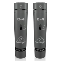 BEHRINGER C-4 комплект из 2-х кардиоидных конденсаторных микрофонов, включает планку с держателями, ветрозащиту, кейс