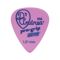 D'Andrea TPGB351 1.2XH - Медиатор гитарный, Материал: делрин, Толщина: 1.2 мм, Жёсткость: очень жёсткий, Серия: Pro Grip Brites, Форма: стандартная, у