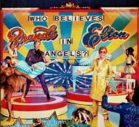 Виниловая пластинка Elton John; Carlile, Brandi - Who Believes in Angels? (Neon Pink Transparent & Yellow Spiral Effect Vinyl LP, 16pp Booklet)