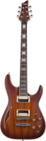 SCHECTER C-1 E/A CLASSIC FVS -  6-струнная электрогитара с пьезо датчиком в бридже, Материал корпуса: красное дерево, Топ: зебрано, Материал грифа: 3-х слойное красное дерево с армированными стрежнями из углеродного волокна, Накладка грифа: черное дерево,