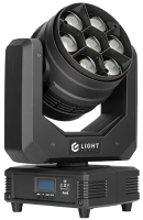 LightCraft 7x40W WASH PIXEL вращающаяся голова типа Wash, 7 диодов по 40Вт. Вращение: Pan : 540°/630° . / Tilt: 270° (16 Bit). Система цветосмешения: RGBW. Индивидуальное управление каждым LED чипом. Цветовая температура: 2700-8000К. Угол раскрытия луча: 