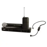 Микрофонная система SHURE [BLX1288E/P31-M17] беспроводная, двухканальная, с ручным передатчиком PG58 и гарнитурой PGA31. Частота UHF 662-686 МГц