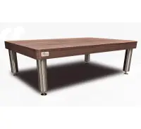 Модульная стойка Coda racks Legato steel L - 3 полки (1100*450 / Высота: 50х230х230мм / Ясень: цвет-чёрный / 4 ножки: чёрные) [4 коробки]