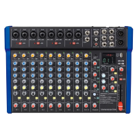 BG B828DSP Пульт микшерный, 6 моно, 1 стерео, 1AUX, DSP процессор 24bit/48KHz, USB MP3 плеер, BT, 3 полосный эквалайзер, фантомное питание