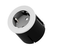 ABL 2G21F1A0- Встраиваемая розетка серии Port El-O, белая