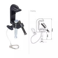 C-16 Iron Casting Baby Pipe Clamp держатель-зажим KUPO