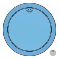 REMO P3-1318-CT-BU Powerstroke® P3 Colortone™ Blue Bass Drumhead, 18' цветной двухслойный прозрачный пластик для бас-барабана, г