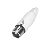 Adam Hall 7931 - Разъем XLR, Female, 3-pole, белый