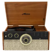 Проигрыватель винила Alive Audio Great Gatsby Light Wood