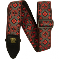 ERNIE BALL 5346 Jacquard Red King - Ремень для гитары