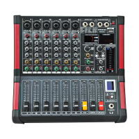 FREEBOSS MINI6 Микшерный пульт 6 моно каналов + 48 В, BT/USB плеер, 99 эффект