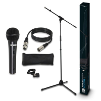 LD Systems MIC SET 1 - Микрофонный комплект из микрофона, стойки, кабеля и держателя.