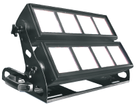 SILVER STAR SS819XS ULTIcyc Светодиодный заливной  светильник, 128LED (R+G+B+A+L+CYAN+Deepblue), оптика 50'х60'  управление DMX-512 -  11 вариантов,  авто режим, персональные программы, цветовые макросы, строб-эффект, диммер,  340Вт max., новая технология