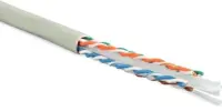 Кабель витая пара Hyperline UUTP4-C6-S23-IN-LSZH-GY-305 (305 м) м/кат