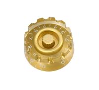 KB043-GD ручка потенциометра "Gear", цвет золото, Donlis