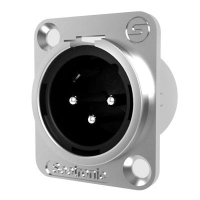 Seetronic J3F2C Панельный разъём  XLR тип D, "папа", 3-контактный
